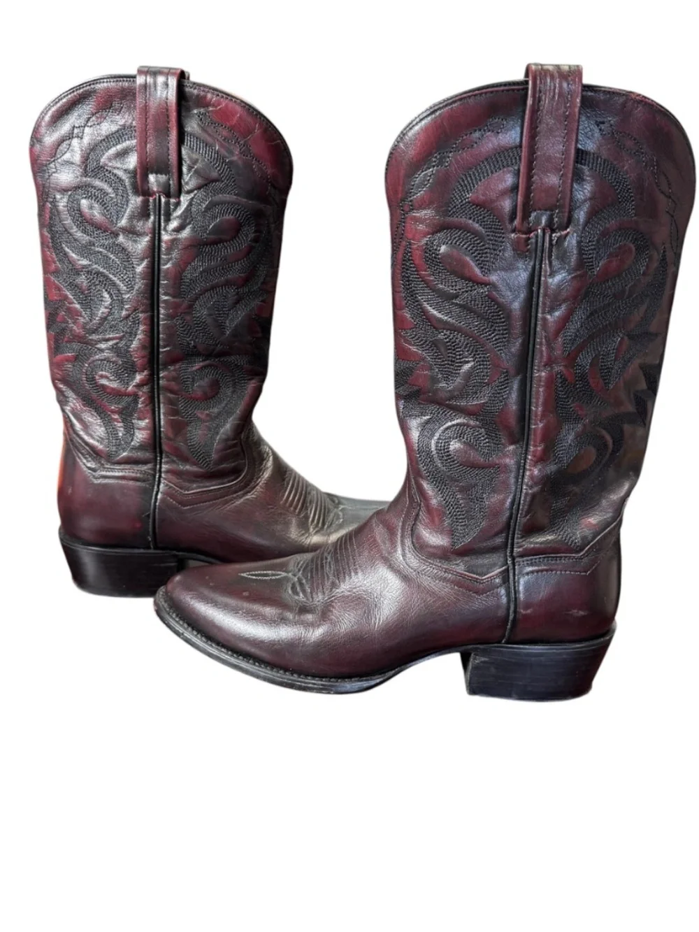 Dan Post Milwaukee Black Cherry Cowboy Boots Men's Size 9D Western DP2112R - Picture 15 of 15